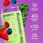 Be Amazing Greens Drink  Mixed Berry  Ready To 10 12 Oz  pack Of 8 
