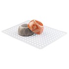 Idesign Euro Kitchen Sink Protector Mat  Large  Clear
