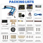 Robot Arm Starter Kit For Arduino 4dof Electronic Coding Robotics Arm Diy Set   