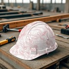 Topographical Red Lines - 20  X 38  Hydrographic Film Hydro Dipping