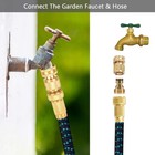 Us Garden Hose Quick Connect Water Hose 3 4  Fit Brass Female Male Connector Set