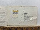 1960s Kodak Automatic 35f Camera Instruction Owners Manual Guide Vintage