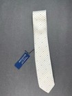 New Vineyard Vines Kentucky Derby Neck Tie 100  Silk White Polka Dot Horse 58   