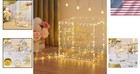 Clear Acrylic Card Box With Golden Lock   Lights     Perfect For Weddings