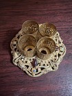 Hollywood Regency Jeweled Lipstick Holder Gold Plated Ormolu Sam Fink 5th Ave