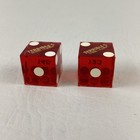 Terribles Hotel Vintage Las Vegas Casino Dice Pair Red Gambling Souvenir 140 123