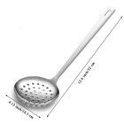 Berglander Kitchen Skimmer Slotted Spoon - Stainless Steel Spider Silver 