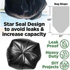 Industrial Strength Extra Large Trash Bags 95 Gallon 50 Count Heavy Duty New