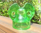 Dark Lime Green Lsv No  2 Columbia Private Issue Commemorative Glass Insulator