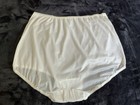 Vtg 70s Jc Penney Nylon Panties White Ruffle Granny Mushroom Gusset Sz 8 - 42
