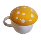 Mushroom Cap Ceramic Mug - 12 Oz