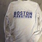 Adidas Boston Marathon White Long Sleeve T-shirt Medium