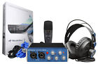 Presonus Audiobox 96 Studio Recording Interface headphones microphone software