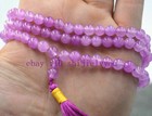 New 6mm Stone Buddhist Rose Jade 108 Prayer Beads Mala Bracelet Necklace