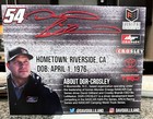 2018 David Gillliland Frontline Autographed Hero Card