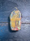 Handmade Phoenicianinspired Tribal Face Pendant Mosaic Glass Bead  Collectors A