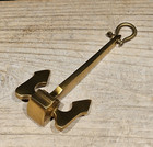 5  Vintage Antique Style Brass Danforth Ships Boat Anchor Paperweight Desk
