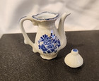 Vintage Handpainted Delfts Blauw Miniature Tea Set For Two Set  10pcs