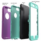 For Iphone 7 Plus 8 Heavy Duty Phone Case Hard Shockproof Cover   Tempered Glass