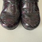 Dansko Women Lt Pro Patent Leather Slip On Clogs Shoes Black Multy Us 8 5-9  39 