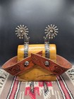 Vintage Sterling Inlay Garcia Spurs With Straps  j m  Capriola 