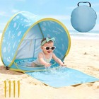 3-in-1 Baby Beach Tent  Pop-up Baby Pool With Upf 50  Sun Protection  