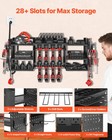 Vevor Power Tool Organizer With Charging Station 8 Outlets Drill Storage Rack