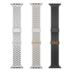 Titanium Apple Watch Band Ultra 1 2 Dual Magnetic Clasp Luxury Metal Strap
