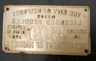 City Of New York Motor Licensed Peddler  License  599  Expired 1967   rustic 
