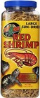 Sun-dried Red Shrimp  5 Oz Each  Pack Of 3  For Aquatic Turtles   Fish