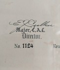 1927 Us Army Coast Artillery School Diploma Fort Monroe Va Military Document