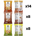 Rice Crisps - Gluten-free - 3 Flavor Sweet Variety Mix - 0 91oz Bags  Pack Of 30