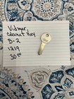 Vidmar Cabinet  Key  Code B-2  Lock Cyl 1219 Lock   Key Only