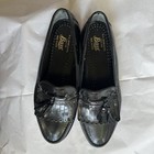 Vintage Gh Bass Weejuns Kiltie Tassel Loafers Handmade Leather Sz 11d Black Usa