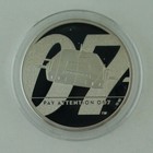 2020 James Bond-pay Attention 007  2oz Silver Proof   5 Coin  Coa  Full Packaging