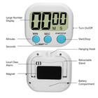 Digital Kitchen Timer Magnetic Cooking Clock Loud Alarm Large Lcd Display
