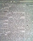 Rare Confederate Memphis Tn  moving Appeal  Grenada Ms Civil War 1862 Newspaper