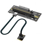 Pcie X16 Slot To M 2 Nvme Adapter Card With 6pin Power  For 2230 2280 Ssd
