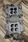 Offenhauser Dual Quad 2x4 Carb 5253 Small Block Chevy Alum  Intake Manifold Offy