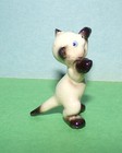 Vintage Hagen Renaker Early Siamese Kitten On Hind Legs Begging U s a  Vgc