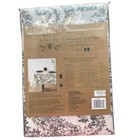 Bee   Willow Gray Paisley Laminate Tablecloth 60 X 120 Resists Stains Wipe Clean