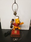 Vintage Disney Winnie The Pooh Telephone   Lamp Harp   Finial