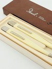 Rare Ivory Color Vintage Slencil Pen And Pencil Set Box Set Brand New