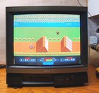 Vintage Sony Trinitron 20    Kv-20ts12 Crt Tv Retro Gaming  