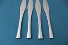 Dansk Odin Germany Butter Knives Solid  set Of 4  Satin Stainless 6 1 2 
