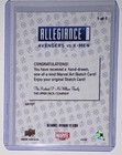 2022 Upper Deck Marvel Allegiance Avengers X-men Blank Sketch Card 1 1 Rare