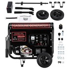 5000w Gas Inverter Generator Electric Start 274cc Ohv Engine 110v 220v Dual Volt