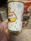 Falstaff Flat Top Beer Can Drinking Mug Cup Old Vintage St Louis