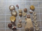 24 Vintage And Antigue Glass Buttons