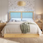    twin full queen king Size Bed Frame W led Lights headboard Platform Bed Frame